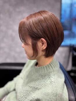 ミニョン(mignon)の写真/mignonミニョン脱白髪染め×毛髪改善が叶う！ナチュラルなのに目を引くオシャレで透明感のある美ヘアへ