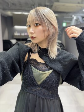 ロテ 名古屋 名駅店(Lote.) イメチェン/ホワイトブロンド/外ハネボブ/美髪/名古屋/名駅