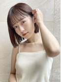 代々木/ブリーチなし/ショートボブ/酸性ストレート/新宿/韓国