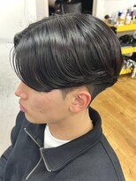 デプト(DEPT.)&nbsp;ニュアンスパーマメンズカットメンズパーマバーバーフェード眉毛