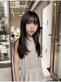 大人可愛い レイヤーカット 子供カット 女の子カット