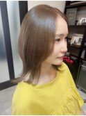 イルミナカラー×髪質改善(色ジェルオリーブ)