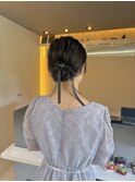 ゆるふわシニヨン