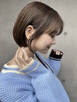 オアシス 表参道(OASIS) 透け感顔まわり似合わせ韓国くびれレイヤー切りっぱなしボブ