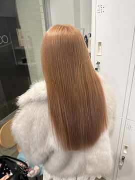 ミルクティーベージュ ブリーチカラー ハイトーンカラー 