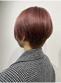 ☆白髪染めを使わずにピンクベージュ