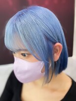 カルフール ロコ 草加西口店(Carrefour LOCO)&nbsp;ダブルカラー/ブルージュ/ハイトーンカラー/ブルーヘア/派手髪
