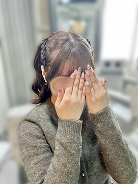 アイビー 新宿(IVY) 編みあげハーフツイン