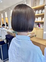 トリート 浦安店(TREAT)&nbsp;オリーブベージュ×ボブ