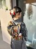 《振袖着付け+ヘアセット》 ¥14400