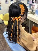 推し活スタイル！『両サイドレースアップハーフアップ♪』