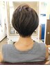 【白髪染め】似合わせカット+白髪染め