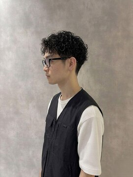 メンズサロン ルーブ 新潟(メンズサロンLOOB) ニュアンスパーマリバースセンターパートメンズカット