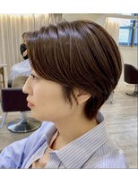 トゥルーブ バイ ファースト 富沢店(trove by first) ハンサムショート×アッシュベージュ