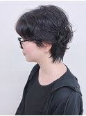 【松戸　テラカド】大人ヘアウルフショートレイヤーパーマ