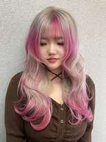 リエンス(RIENS)&nbsp;【RIENS】ホワイト×ピンクのデザインカラー