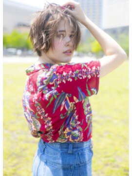 ビセル バイ シータ 川越店(becel by THETA) ラフな動きのあるショートスタイル×イルミナカラー