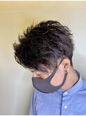 色気抜群!センターパート