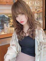 ルービック(Rubik's)&nbsp;ミルクティーベージュ/ゆるふわハイライトカールスタイル