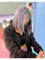 ヘアサロン トミー(Hair salon TOMMY) ホワイトブルーカラー