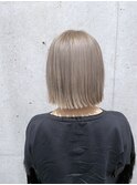 ワンレンボブ ホワイティベージュ 【OAK中目黒】