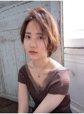 かきあげバングショート