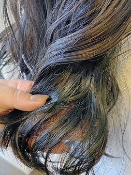 サミット アメ(SUMMIT ame.) 【 tomona 】インナーカラー くすみグリーン