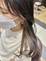 ゼスト フィーノ(ZEST fino)&nbsp;[あやかZEST立川]ミルクティーベージュインナーカラー＊