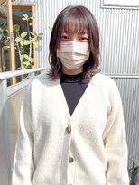 ツイギー 宮西店(TWiGGY) 柔らかブラウンカラー×ユルなみ巻き