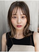 ミディアムボブ/髪質改善カラー/20～30代