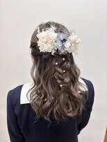 ルシードスタイル バレッタ(LUCIDO STYLE BARRETTA)&nbsp;みつあみハーフアップ