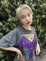 ネアー 新潟(NEER)&nbsp;ブロンドカラー◯ショートヘア◯