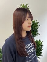 ピープスアンドスー 表参道 渋谷(Peeps&Suu.) ワインレッド/韓国レイヤーカット/髪質改善トリートメント