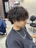 【メンズ限定】☆カット+パーマ+保湿Tr☆　￥8900