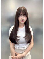 リリー(Lilley)&nbsp;松岡宏海/韓国/天神韓国ヘア/顔まわり/レイヤー/前髪/天神/当日