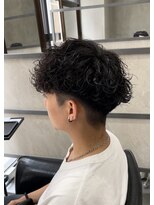 スイッチ(men's SWITCH)&nbsp;大分メンズ波巻きスパイラルパーマツーブロック刈り上げショート