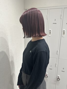 ウニレ バイ センス(unire by sense) 【1ブリーチ】艶感/ラベンダーカラーで大人可愛いカラーに