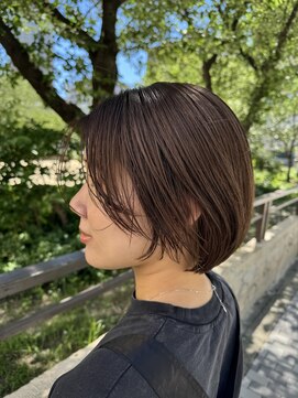 サル(saru) #顔周りカット × #ミニボブ