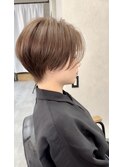AH9 ツーブロックショート/ハンサムショート/前髪なしショート