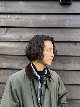 ウルバイサナンド(ULu by Sanando) 生活に溶け込むメンズボブパーマ