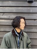 生活に溶け込むメンズボブパーマ