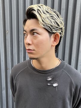 リッパー バイ レイム(Ripper by LAME) メンズバレイヤージュ/ハイトーン/ブリーチ/ダブルカラー