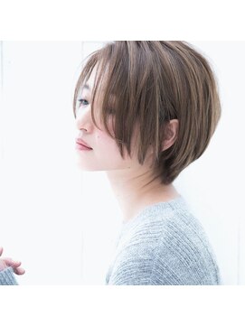 セイドット オモテサンドウ(Say. omotesando) say.重政　前髪なしショートショートボブレイヤーボブ菱形