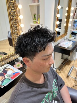 コワファースト  させぼ五番街店(COIFF1RST) スパイキーショート×ピンパーマ☆