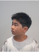一宮キッズ爽やかショート×アップバング小学生おしゃれキッズ