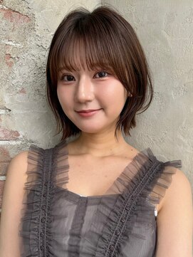 アフロート ルヴア(AFLOAT RUVUA) AFLOAT RUVUA【伊藤 潤】外ハネボブ/前髪カット/くびれヘア