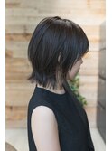 くびれボブダークグレージュ