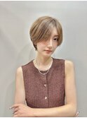 耳掛け美人ショート