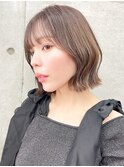 ボブ/ブリーチなし/髪質改善/イノアカラー/韓国ボブ/立川ボブ