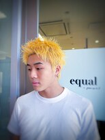 イコール(equal) ブリーチ抜きっぱなしスパイキーショート